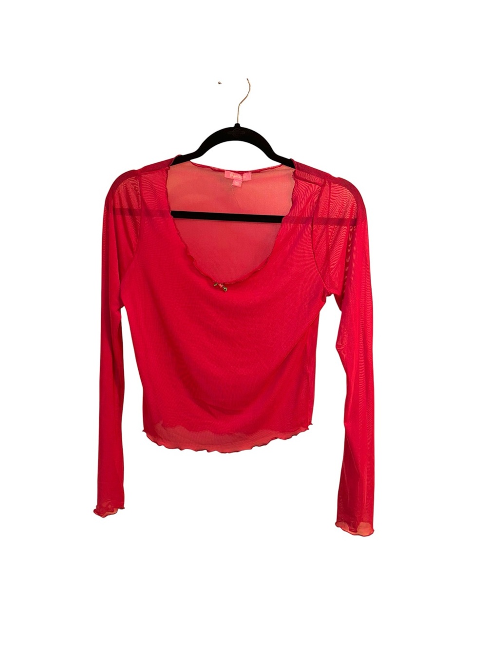 Sugar Thrillz Call Me Up Mesh Top - XL